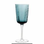 White Wine Glass Cascata Blue