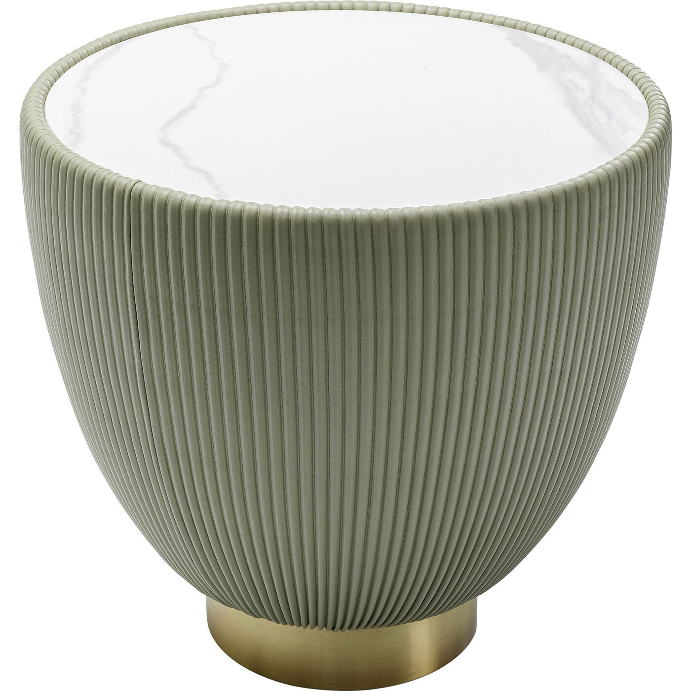 KARE-87132-1400x1400 Side Table Endless Vegas Green Ø47cm - Image 1