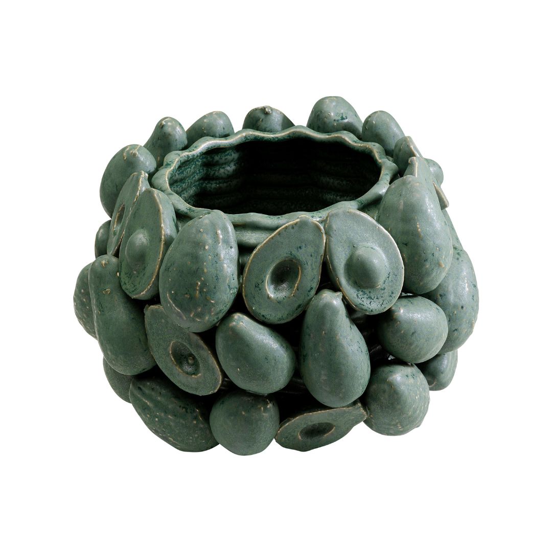 KARE-ACCESSORIES-VASE-55762 Vase Avocados 23cm - Image 1