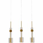 Pendant Lamp Candy Bar Gold 70cm