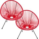 Armchair Acapulco Cherry (2/Set)