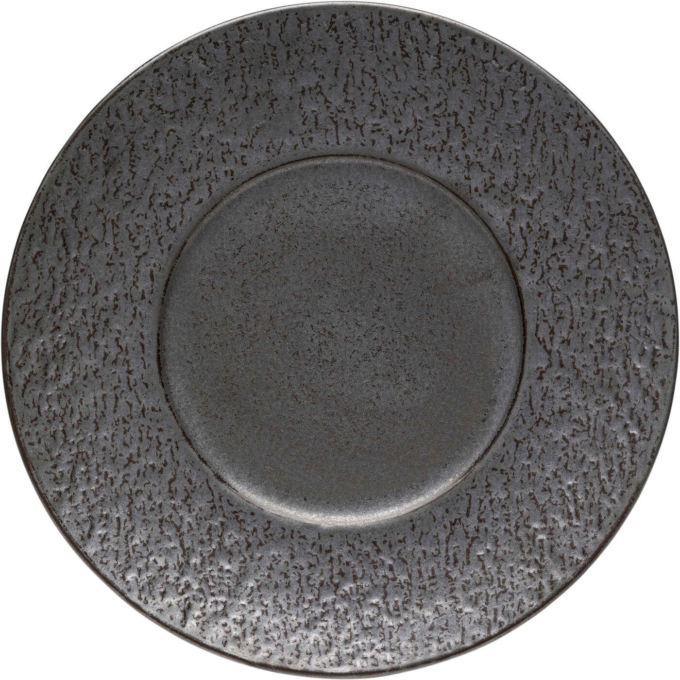 KARE-56145-1400x1400 Plate Cosmos Black Ø27cm - Image 1