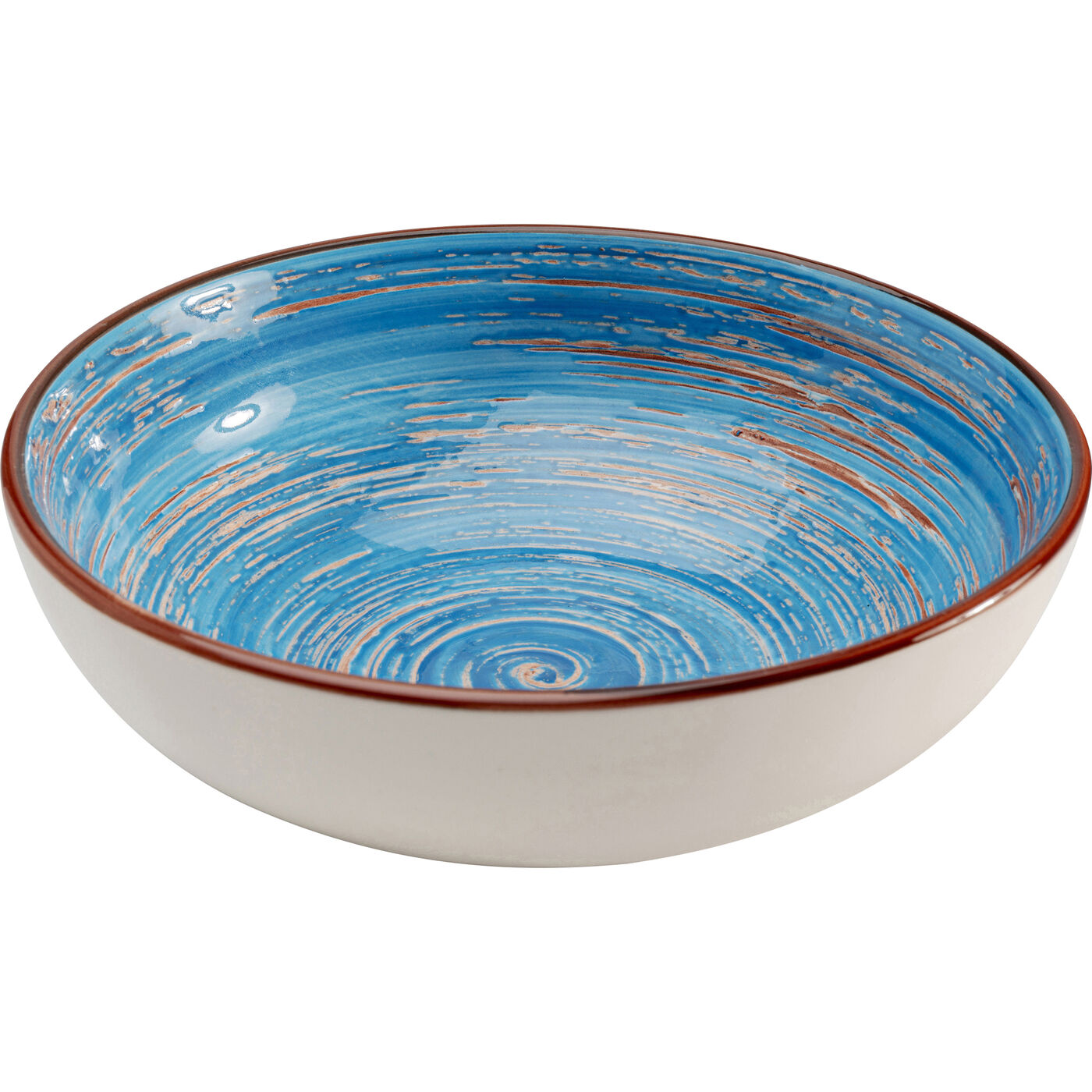 KARE-56147-1400x1400 Bowl Swirl Blue Ø18cm - Image 1