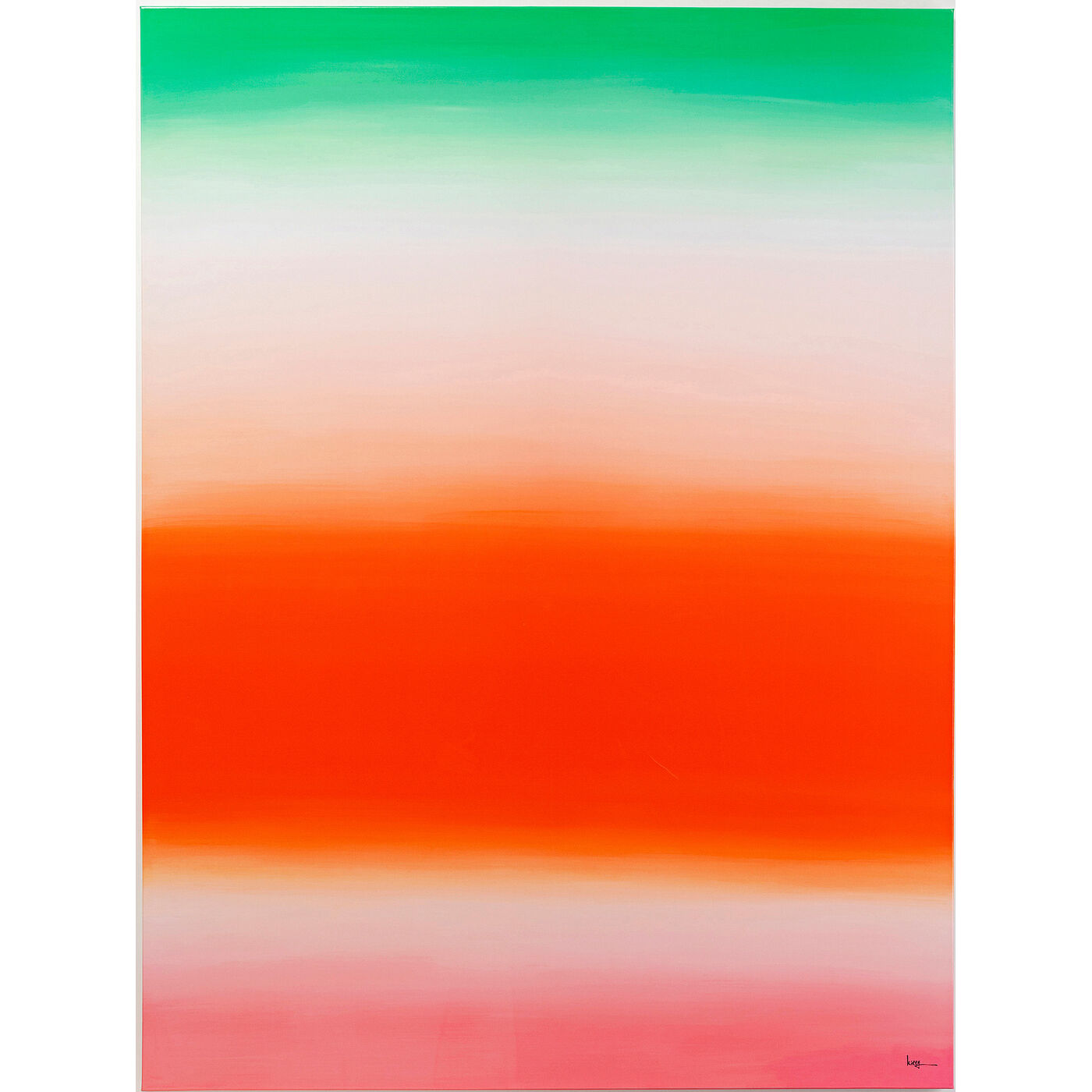 KARE-56161-1400x1400 Canvas Picture Tendency Orange 160x120cm - Image 1