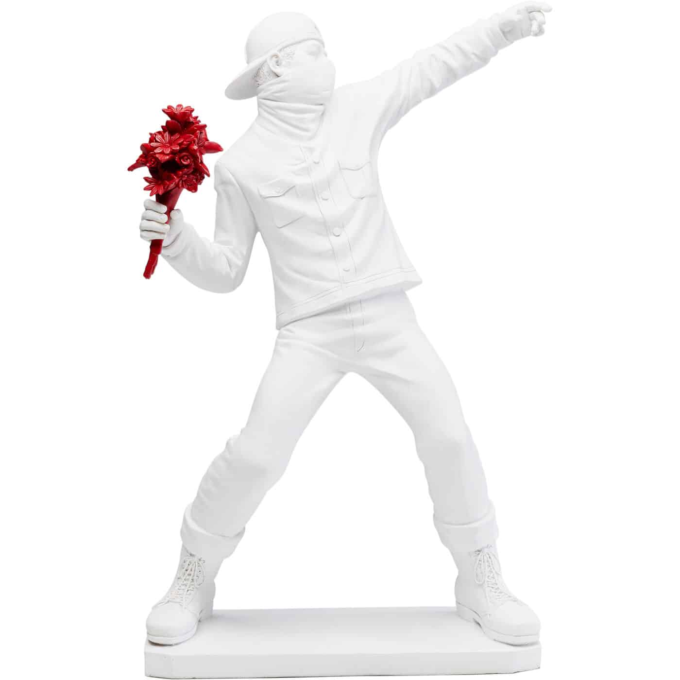 KARE-56374-1400x1400 Deco Figurine Street Art Bouquet White 67cm - Image 1