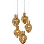 Pendant Lamp Supernova Amber Cinque Ø50cm