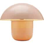 Table Lamp Mushroom Matt Peach 27cm