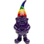 Deco Figurine Gnome Rainbow Purple 11cm