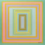 Canvas Picture Tendency Focus 140x140cm