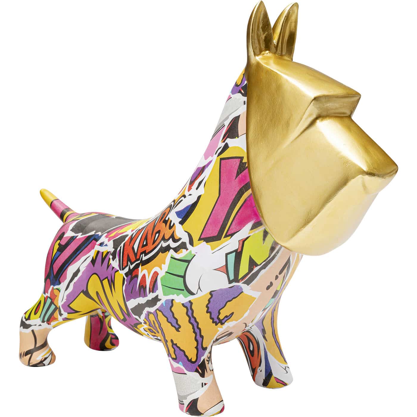 KARE-56728-1400x1400 Deco Figurine Graffiti Pixel Dog 35cm - Image 1