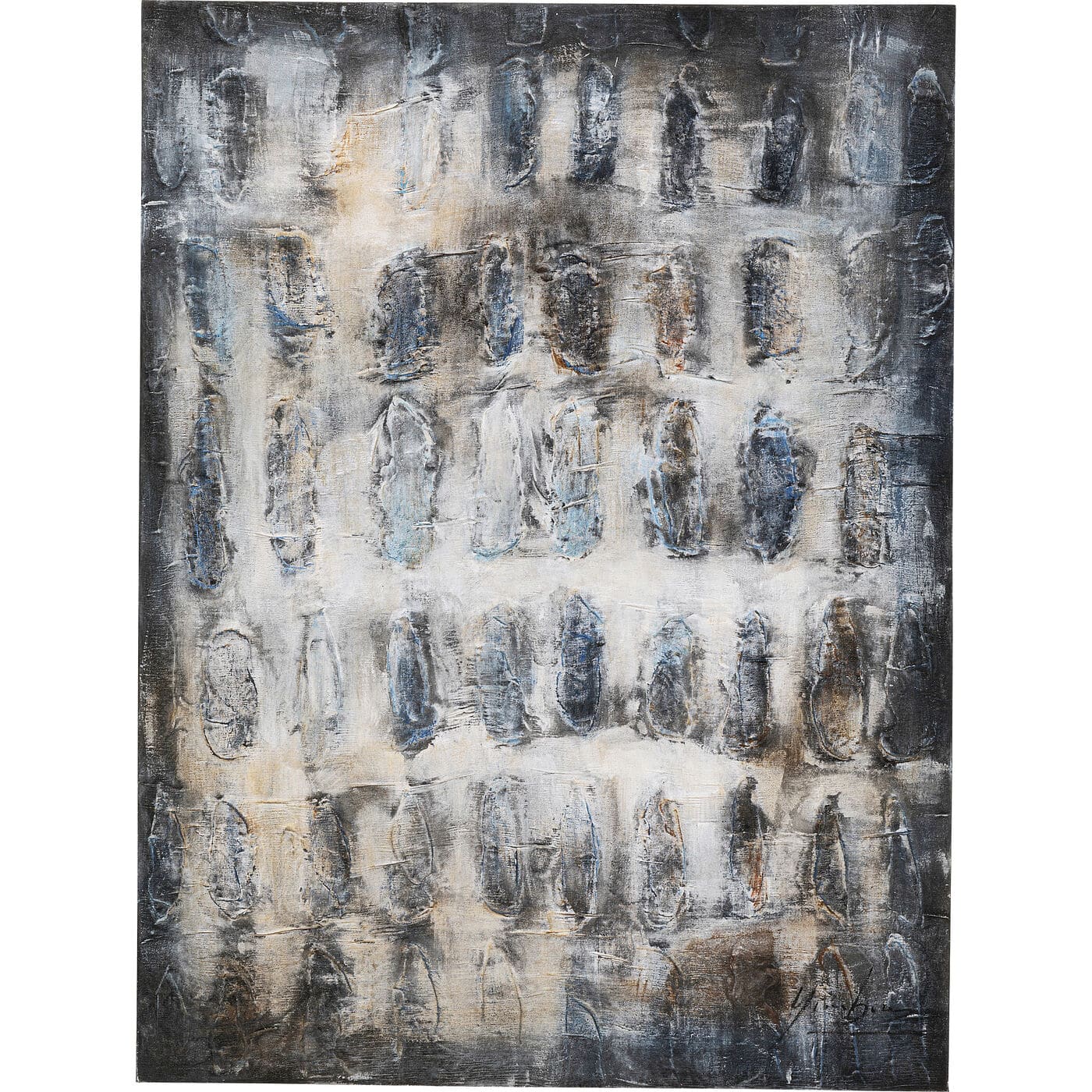 KARE-56781-1400x1400 Canvas Picture Shadows Grey 90x120cm - Image 1