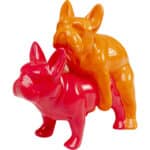 Deco Figurine Love Dogs Pink Duo Pop