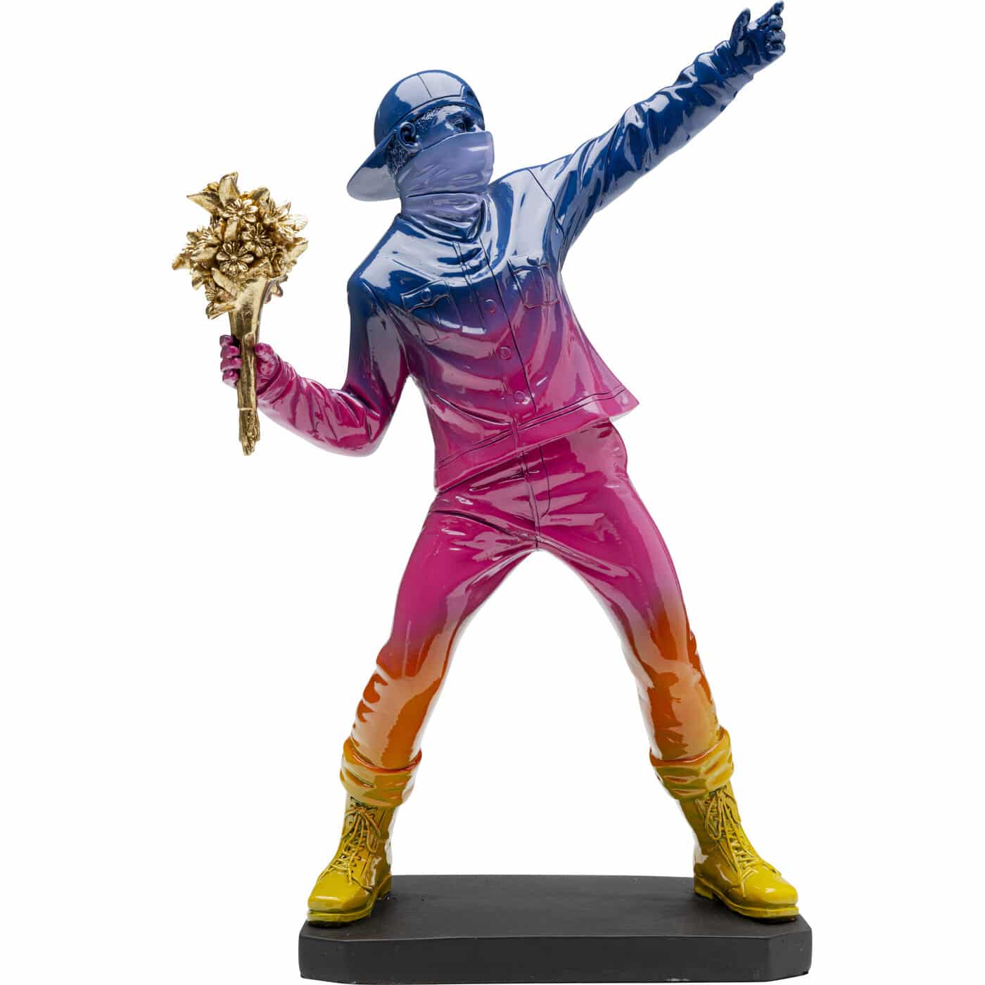 KARE-56928-1400x1400 Deco Figurine Street Art Bouquet Rainbow 41cm - Image 1