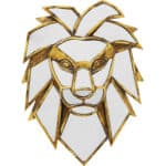 Wall Object Lion Mirror 27x35cm