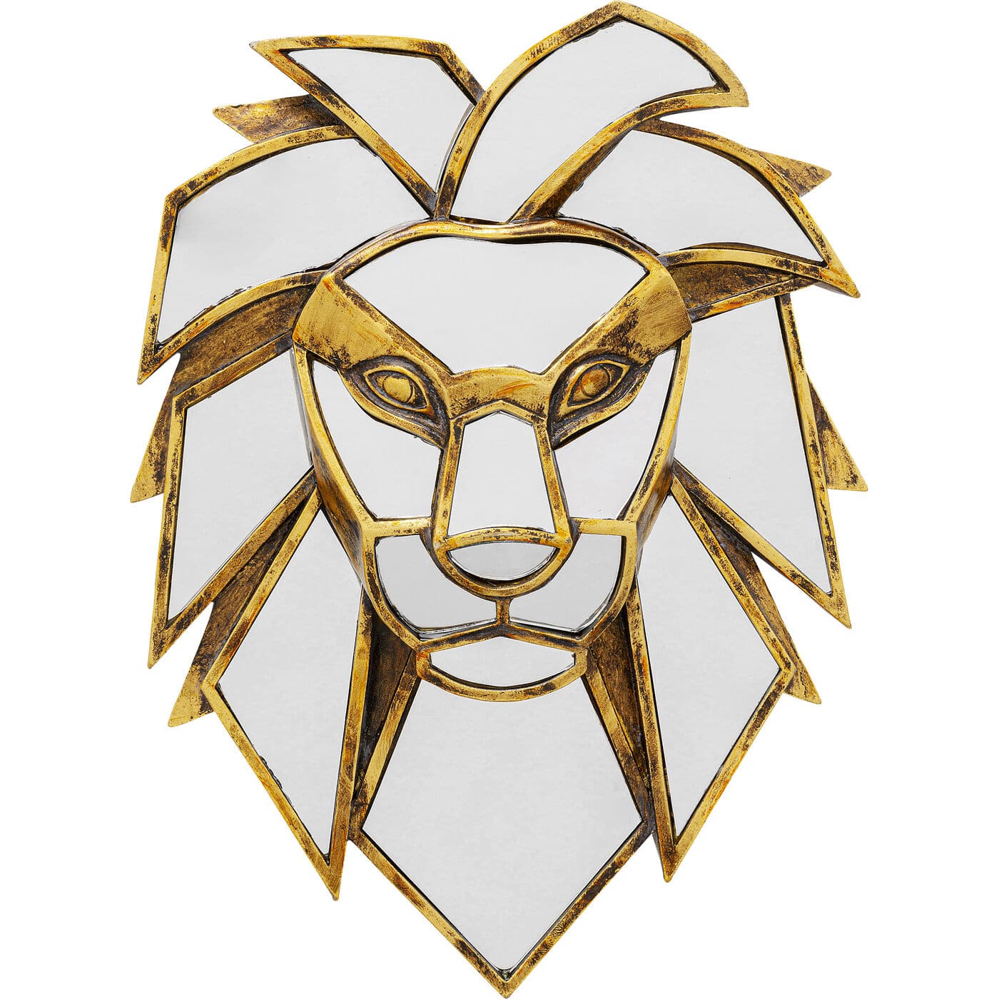KARE-56984-1400x1400 Wall Object Lion Mirror 27x35cm - Image 1