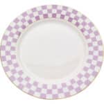 Plate Harlequin Purple Ø21cm