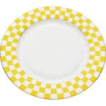 Plate Harlequin Yellow Ø27cm