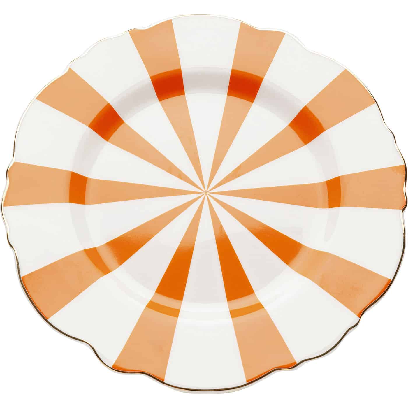 KARE-56992-1400x1400 Plate Harlequin Orange Ø22cm - Image 1