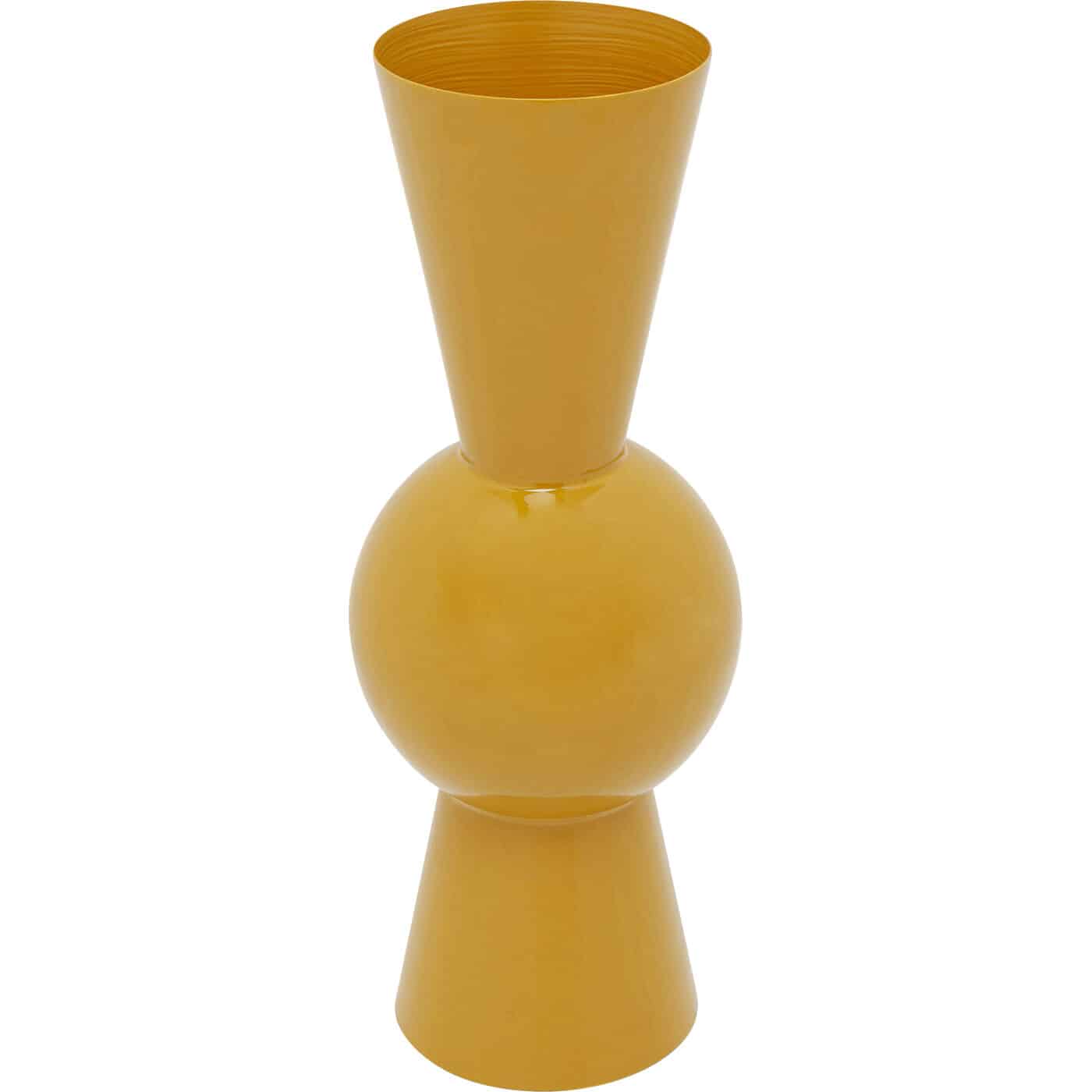 KARE-57115-1400x1400 Vase Blow Yellow 55cm - Image 1