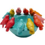 Deco Bowl Birds Gossip 15cm