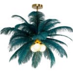 Pendant Lamp Feather Palm Green Ø87cm