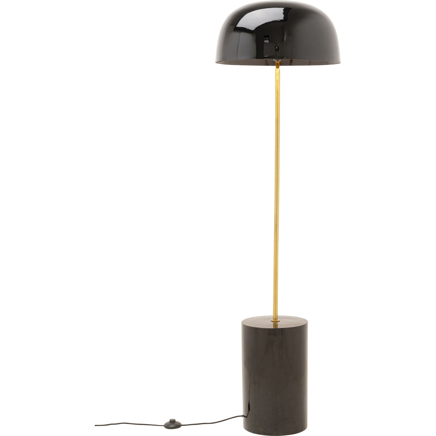 KARE-57568-1400x1400 Floor Lamp Loungy Black 160cm - Image 1