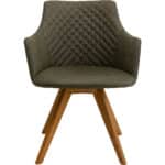 Swivel Chair Coco Wood Green