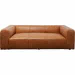 Sofa Cubetto Smart Leather Light Brown 220cm