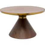 Coffee Table Cono Walnut Ø70cm