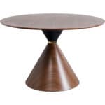 Table Cono Walnut Ø120cm