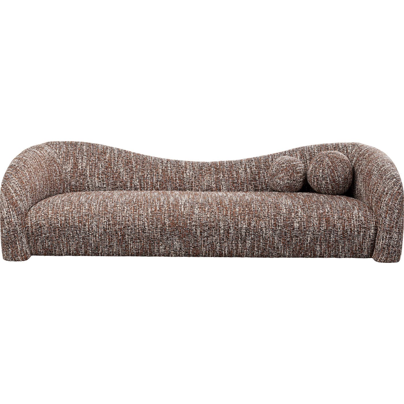 KARE-87912-1400x1400 Sofa 3-Seater Livia Melange Brown 261cm - Image 1