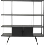 Shelf Cosy Sixties Black 180x183cm