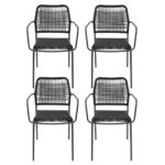 Chair Madagascar Black (4/Set)