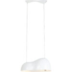 Pendant Lamp Cloud Beam Double White 70cm