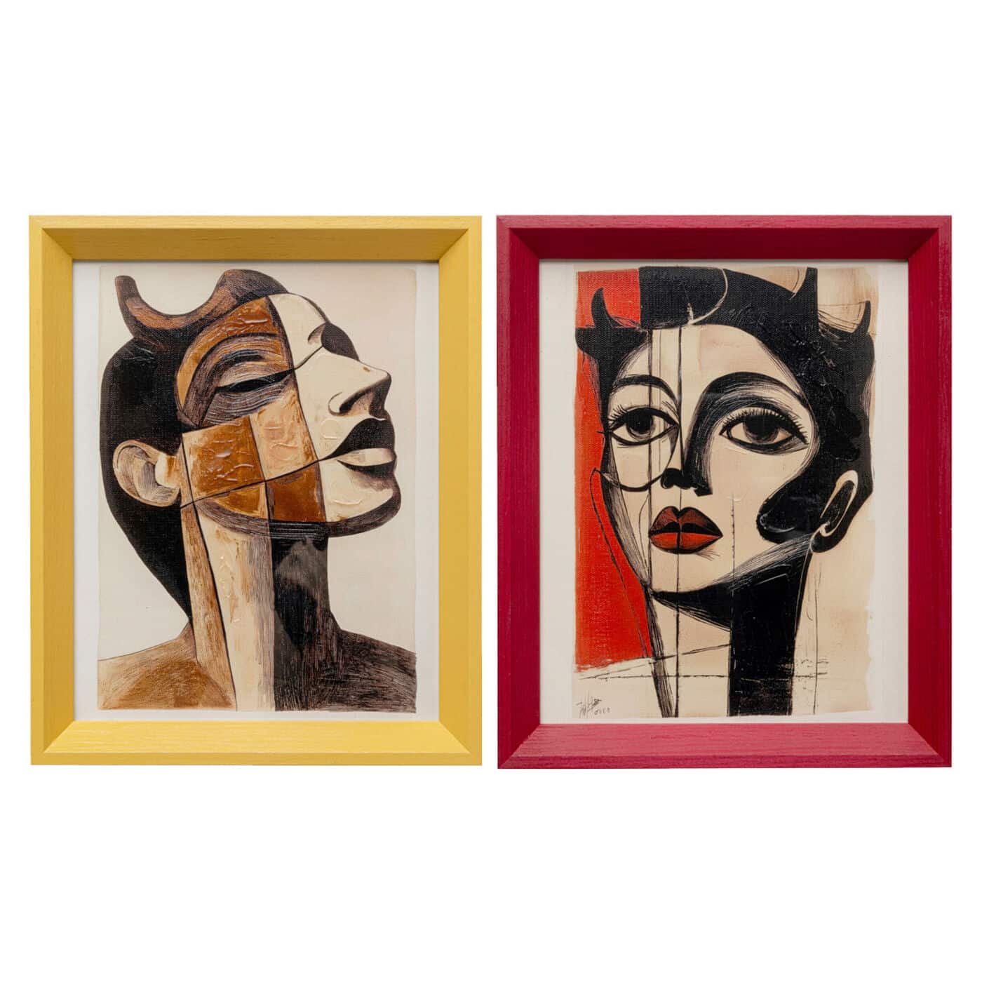 KARE-57772-1400x1400 Framed Picture Portrait Modernism 22x27cm (2/Set) - Image 1