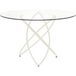Table Molekular Greige Ø120cm