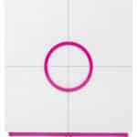 Cabinet Tresor White Pink 160x166cm