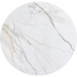 Table Top Invitation Round Ceramic White Ø120cm