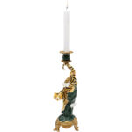 Candle Holder Elegant Tiger 33cm