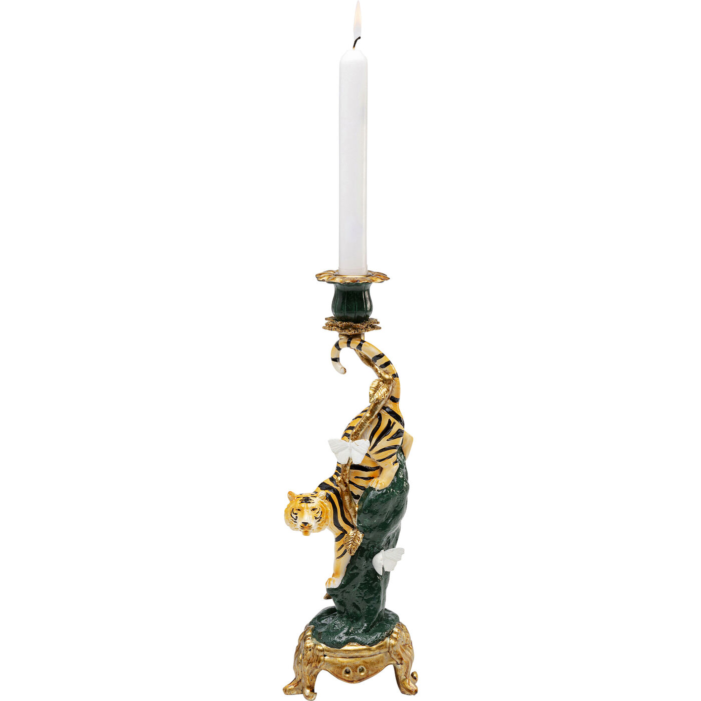 KARE-57733-1400x1400 Candle Holder Elegant Tiger 33cm - Image 1