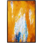 Framed Picture Artistas Orange 80x120cm