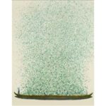 Canvas Picture Flower Boat Beige Green 40x50cm