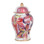 Deco Jar Lillies Pink Ø26cm