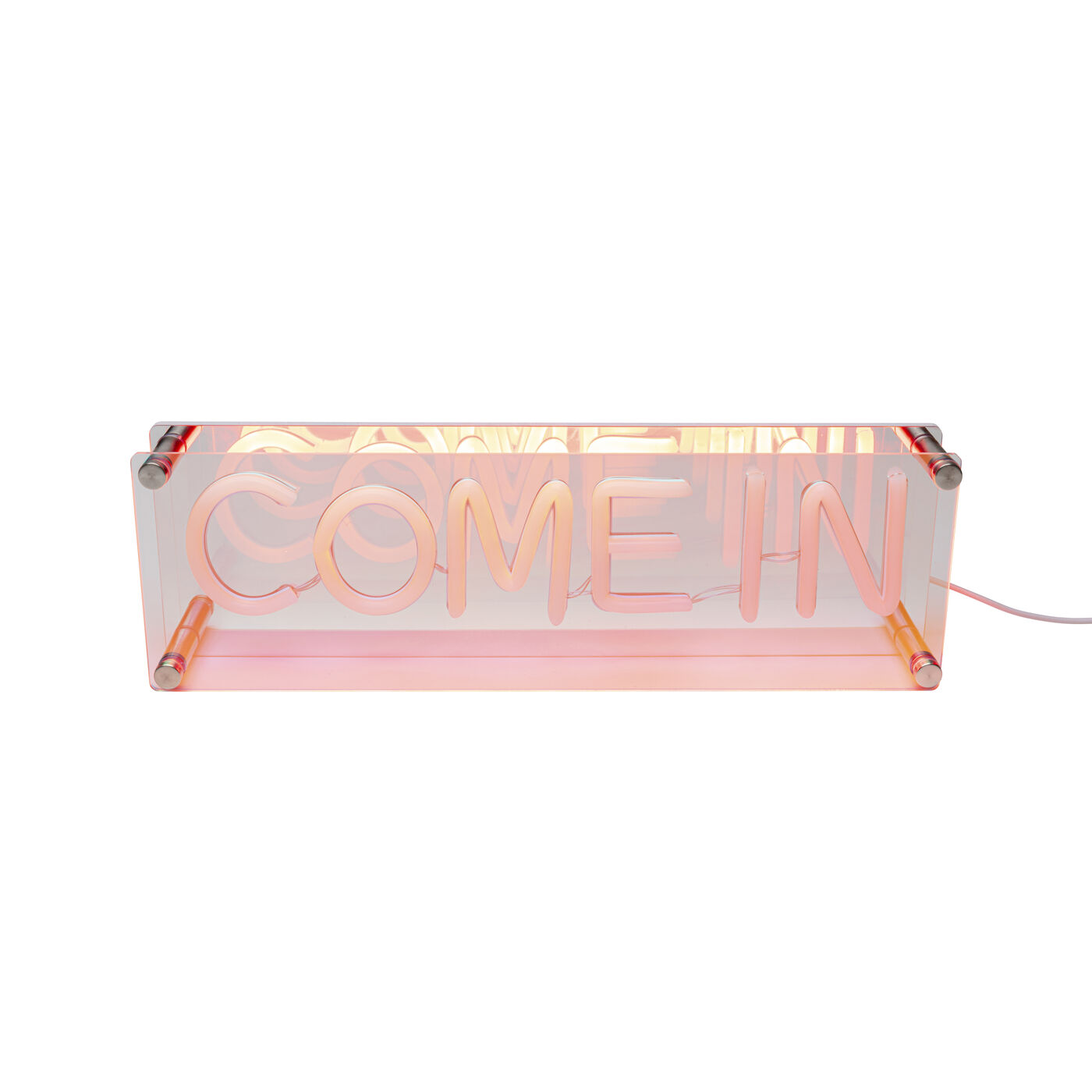KARE-58141-1400x1400 Table Lamp LED Font COME IN - Image 1