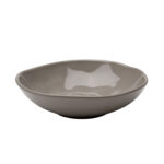 Plate Deep Organic Grey Ø22cm