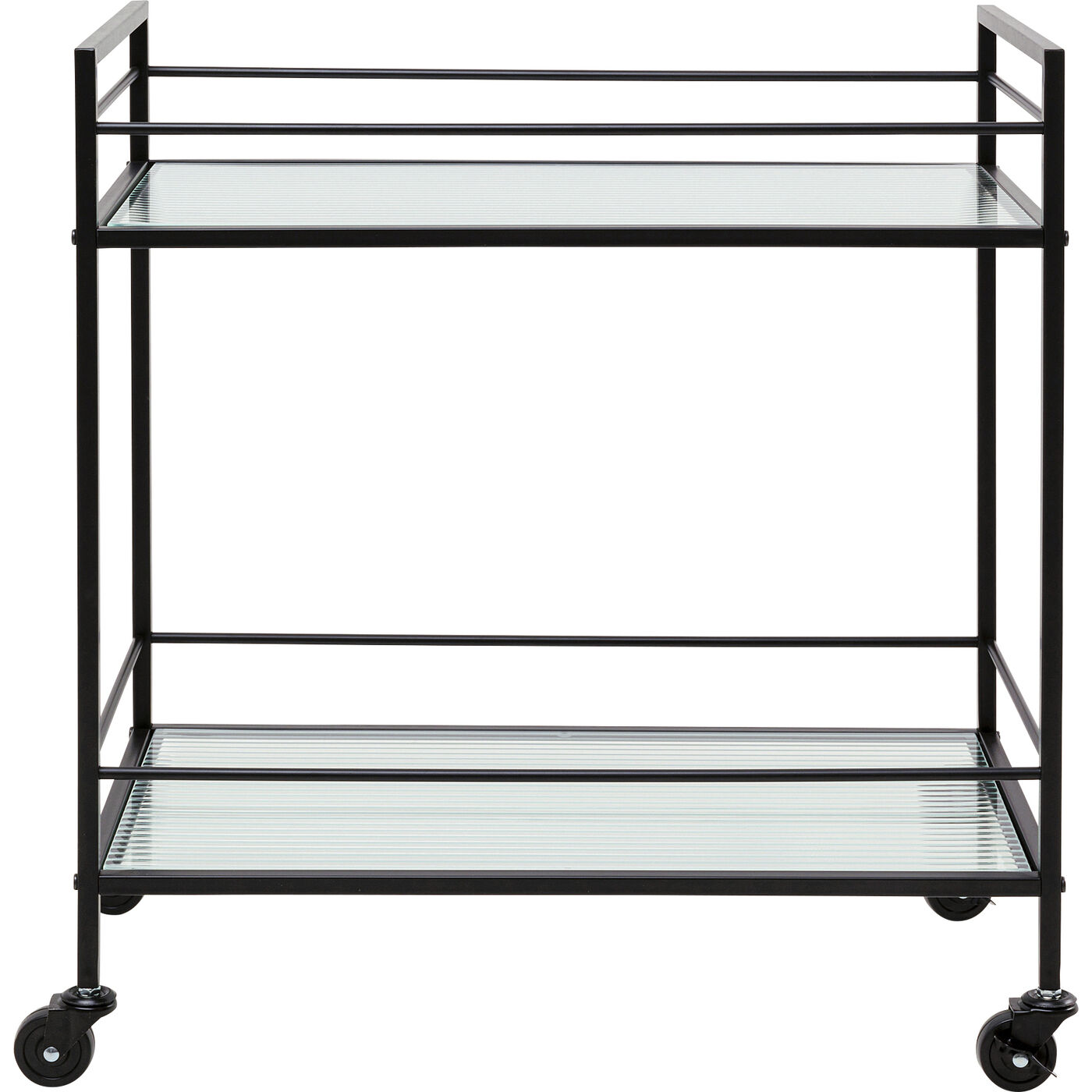 KARE-70816-1400x1400 Bar Trolley Tessa Black - Image 1
