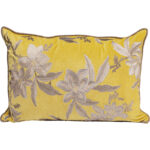 Cushion Lovely Flowers Yellow 40x60cm