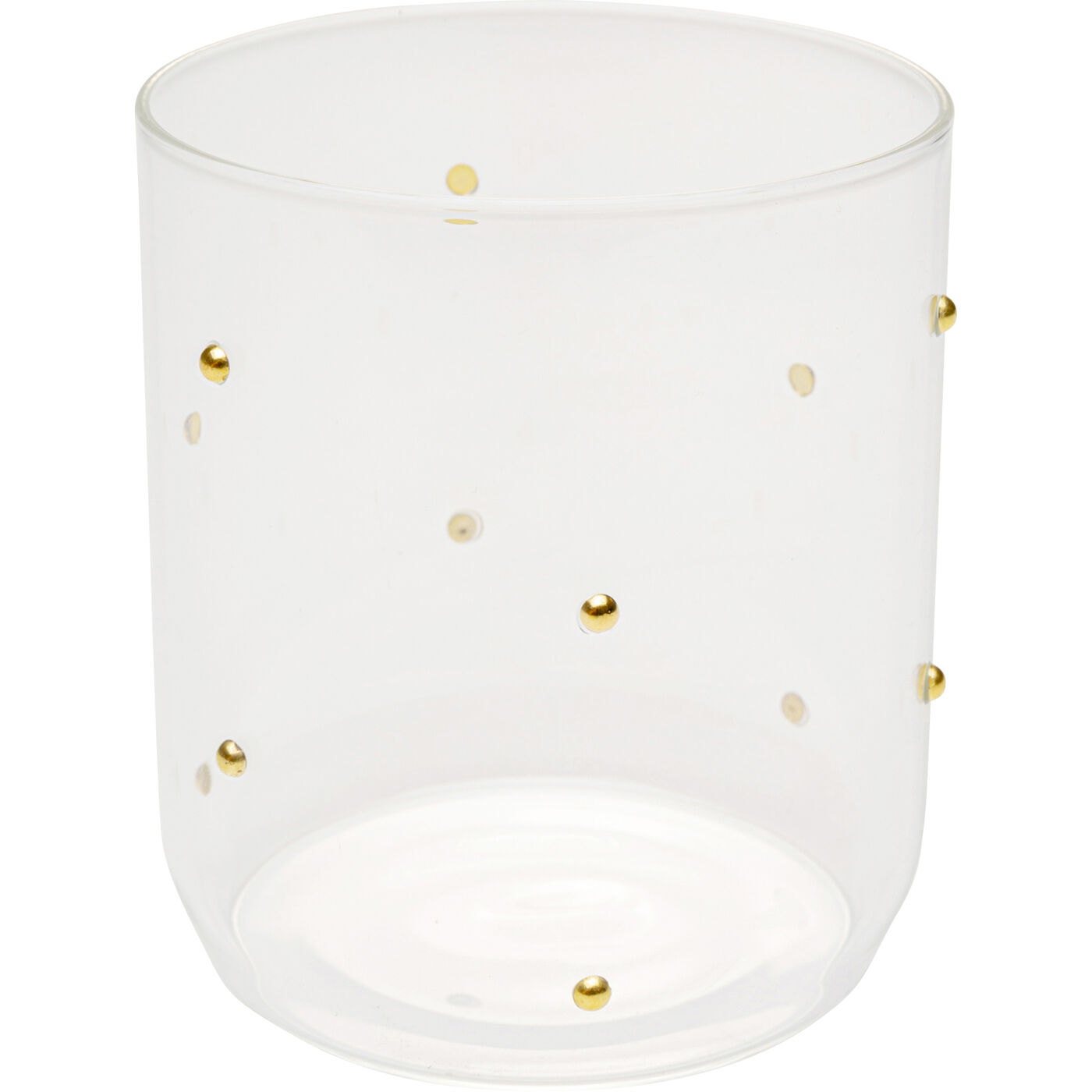KARE-58018-1400x1400 Tumbler Glam Dots Gold 9cm - Image 1