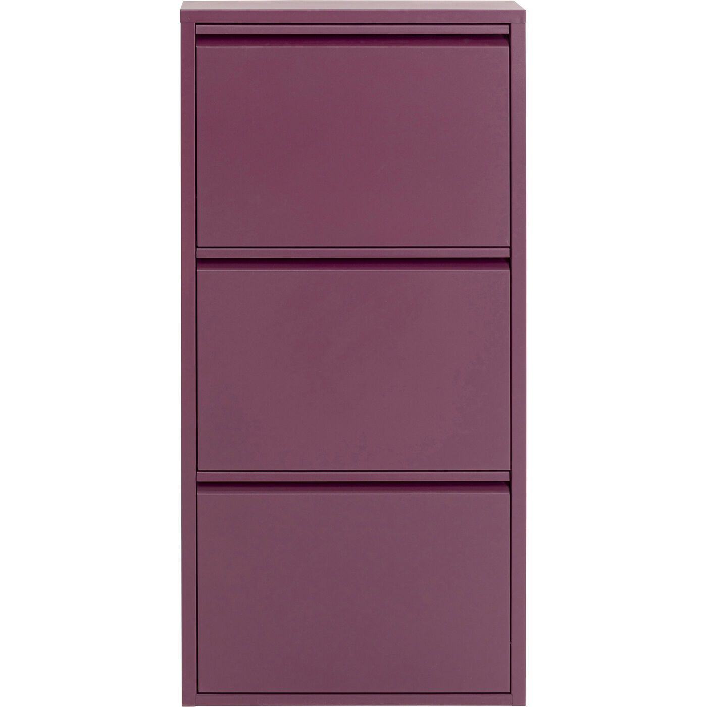 KARE-71549-1400x1400 Shoe Container Caruso 3 Berry (MO) - Image 1