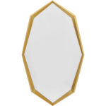 Wall Mirror Octagon Gold 90x150cm